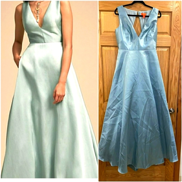 Monique Lhuillier Dresses & Skirts - ML Monique Lhuillier V-Neck A-Line Ball Gown